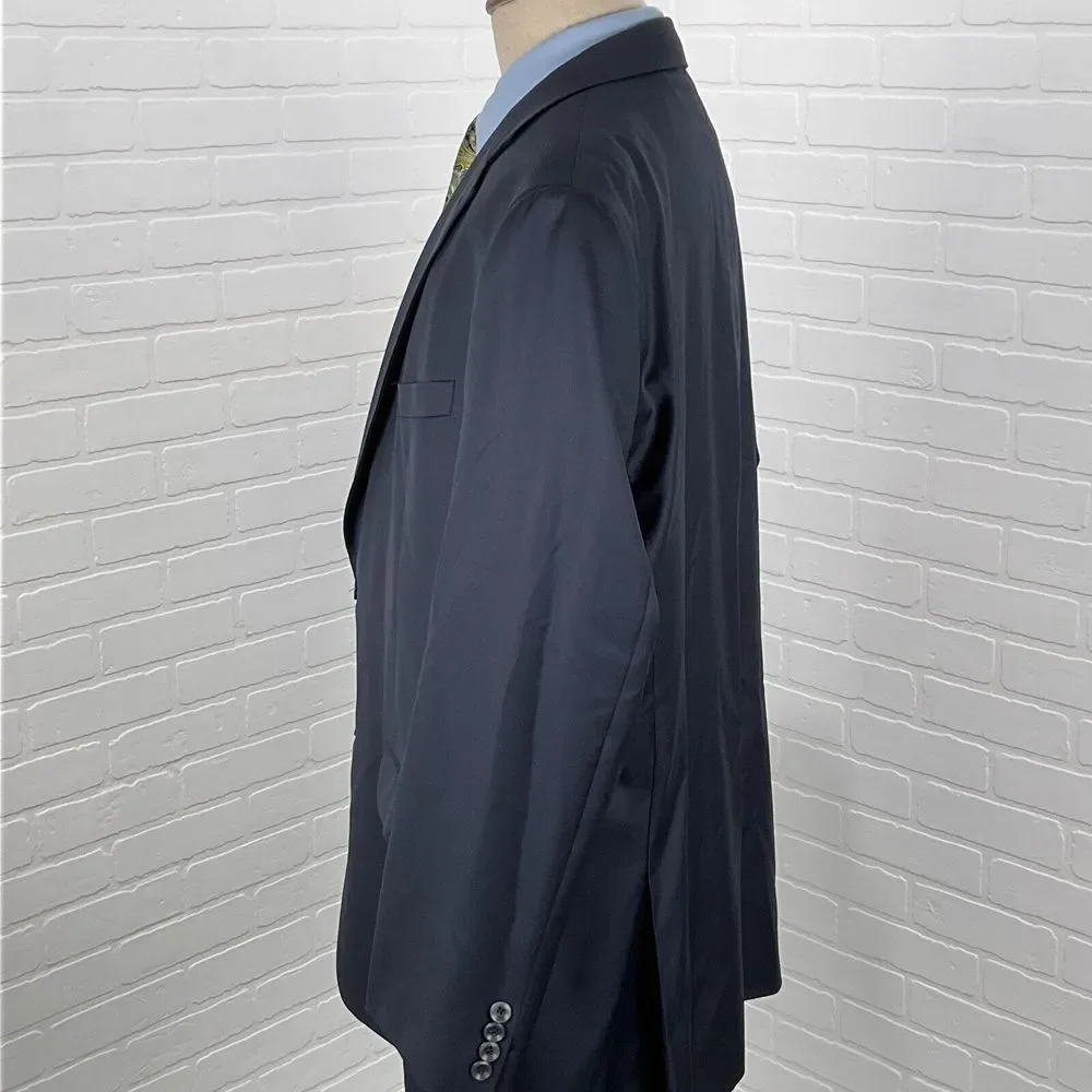 Jack Victor Blazer Men 48L Blue Gibson Super 110s Wool Clasisc Career‎ Canada